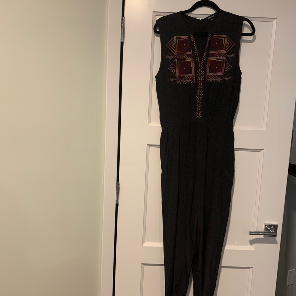 Madewell black jumpsuit